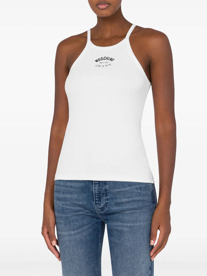 Cotton Blend Logo Tank Top