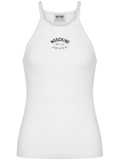Cotton Blend Logo Tank Top