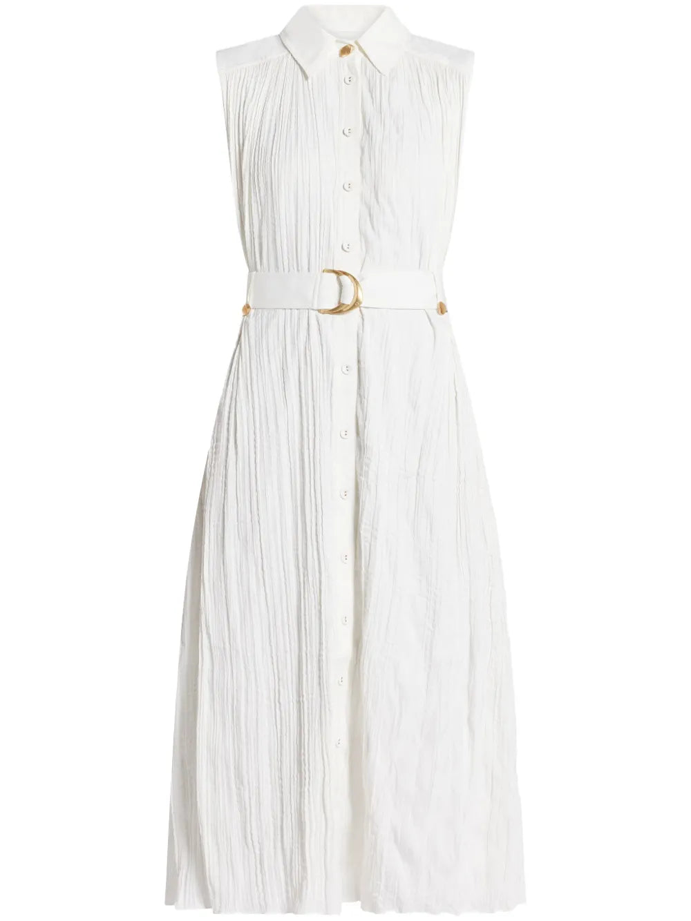 Pleated Midi Dress