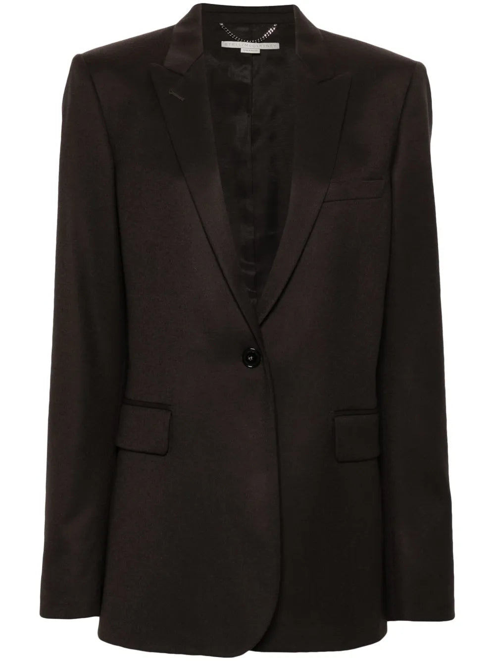 Single-Breasted Wool Blazer