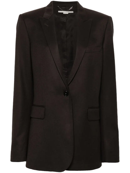 Single-Breasted Wool Blazer