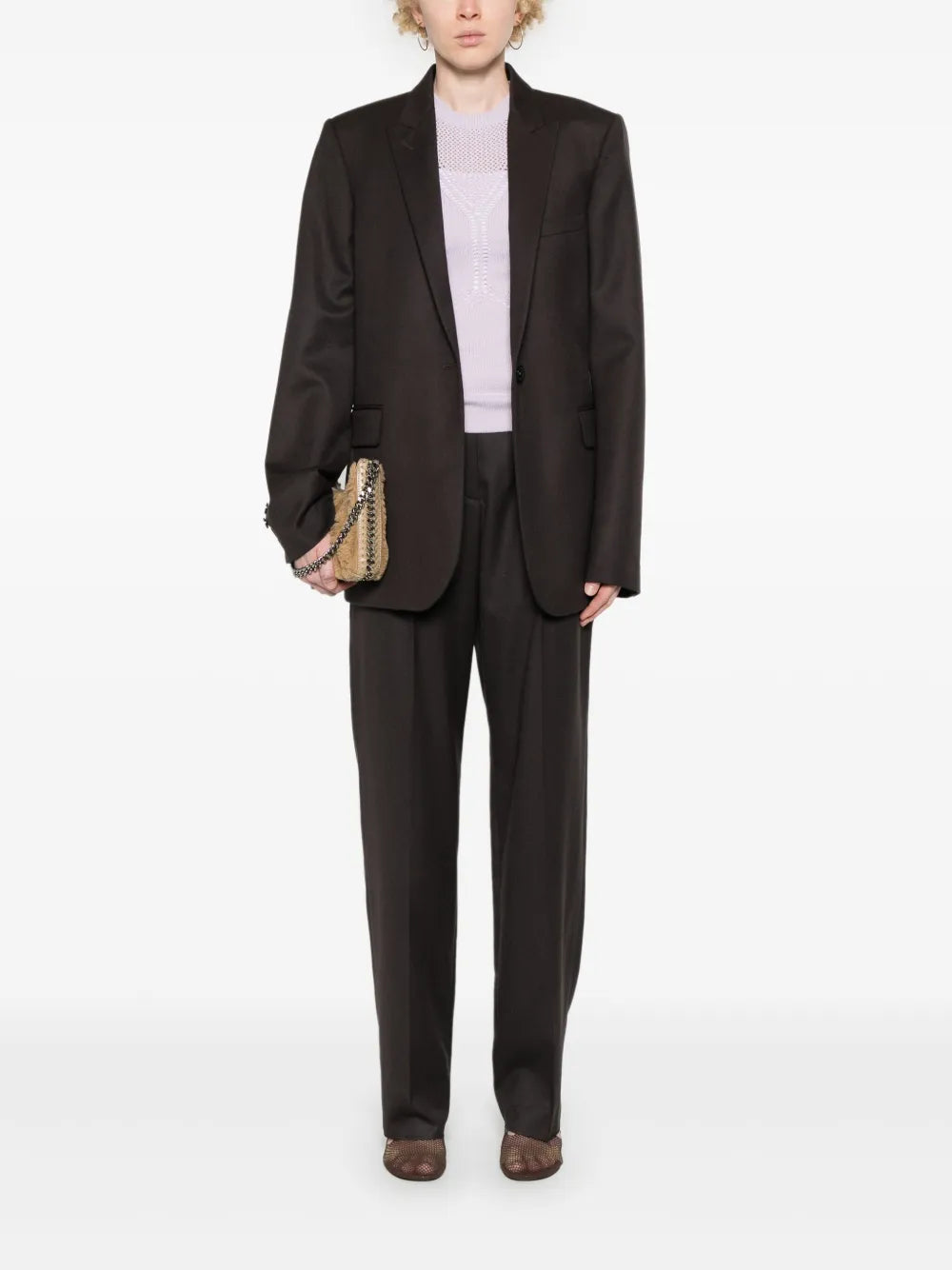 Single-Breasted Wool Blazer
