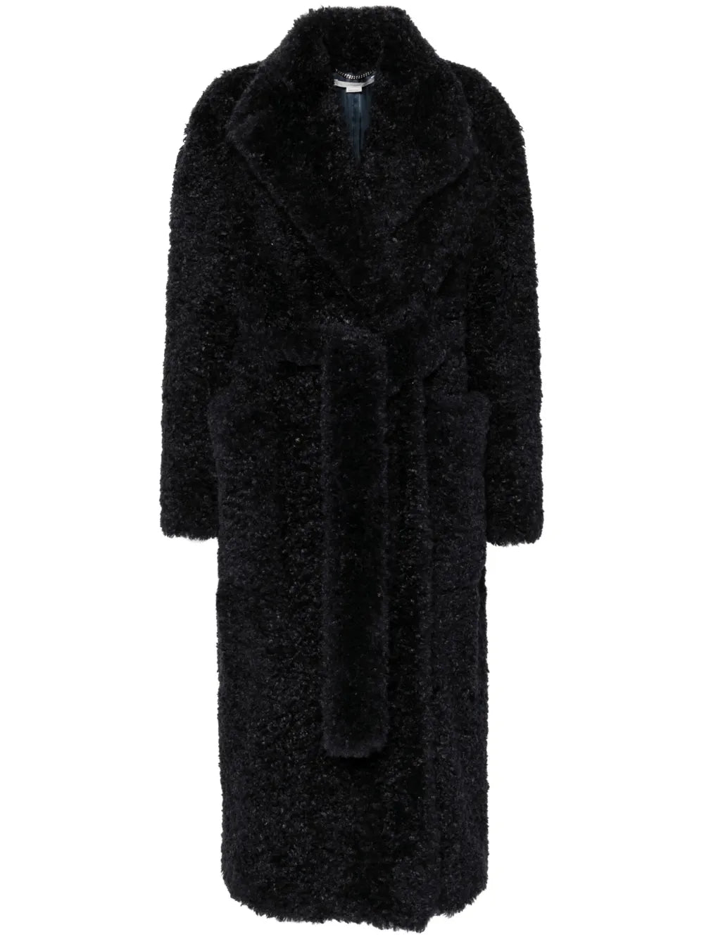 Faux-Fur Belted Coat