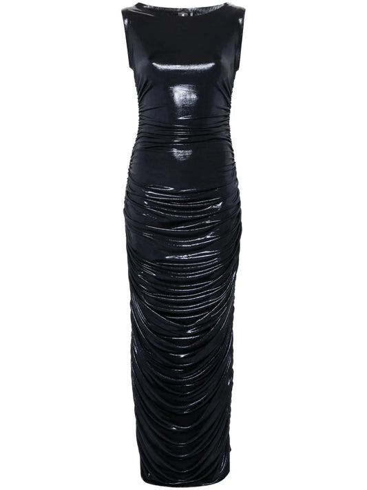 Gathered Detailing Maxi Dress