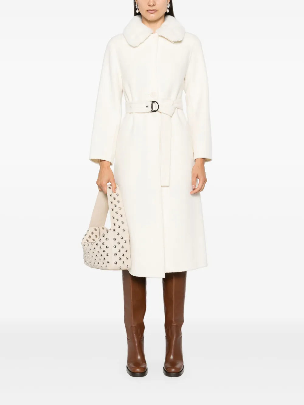 Removable-Collar Coat