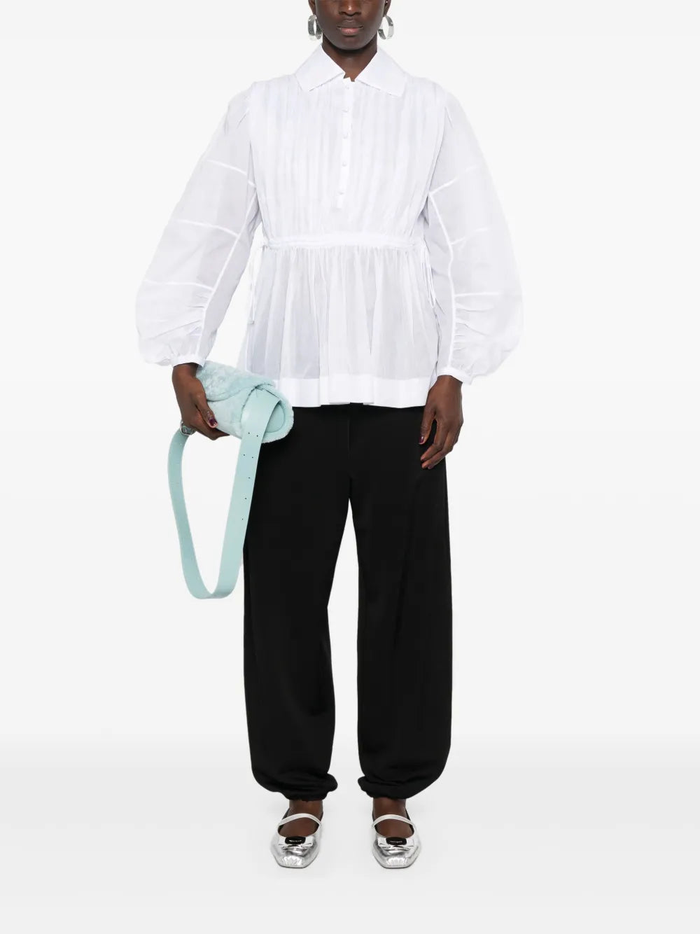 High-Waist Track Trousers