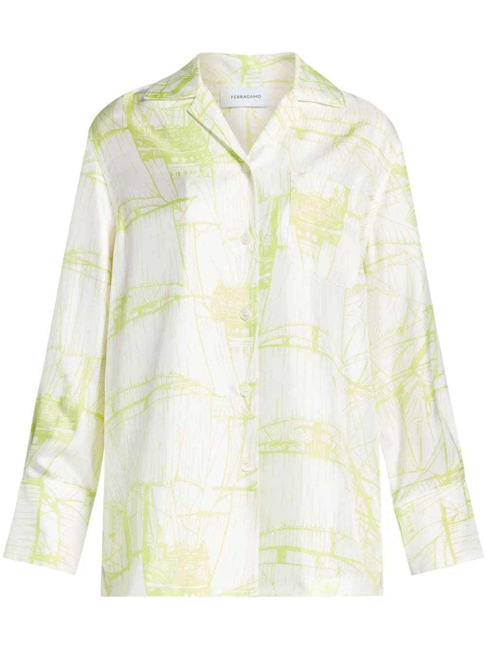 Abstract-Print Shirt