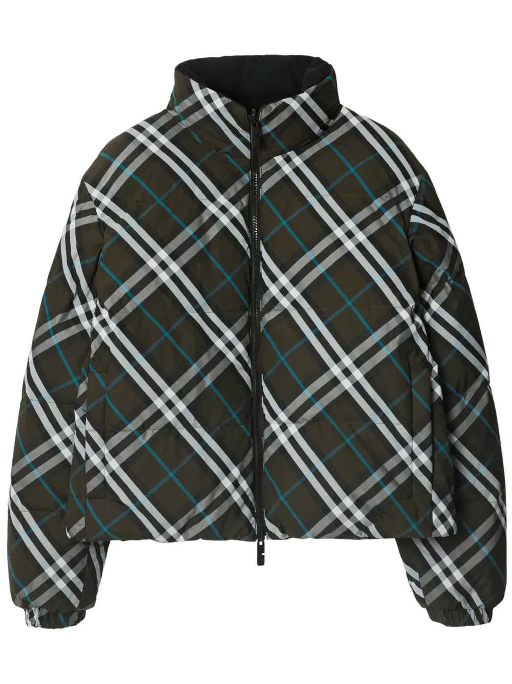Reversible Check Puffer Jacket