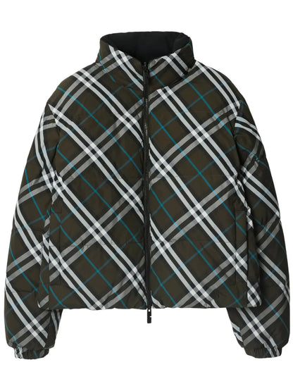 Reversible Check Puffer Jacket