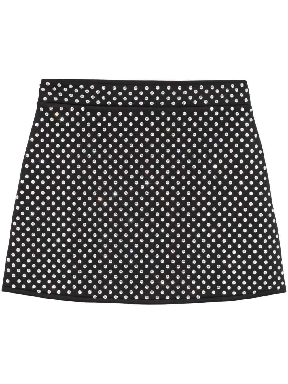Crystal-Embellished Mini Skirt