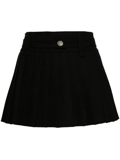 Pleated Mini Skirt
