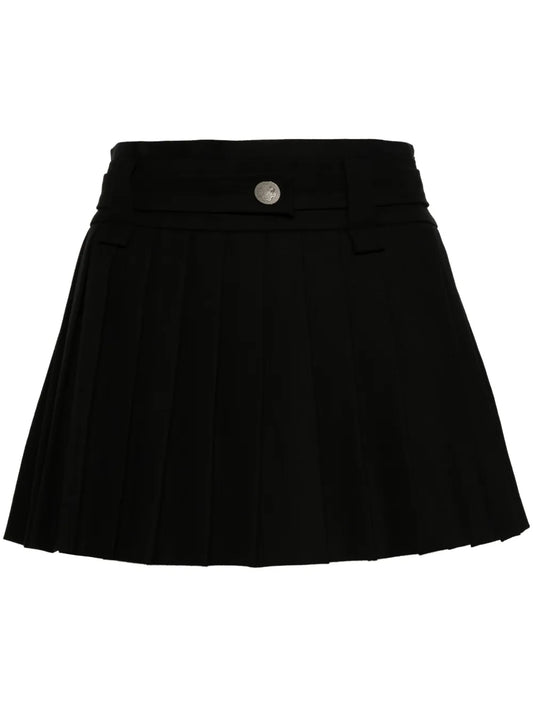 Pleated Mini Skirt
