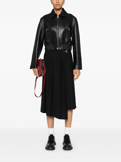 Asymmetrical Pleated Skirt
