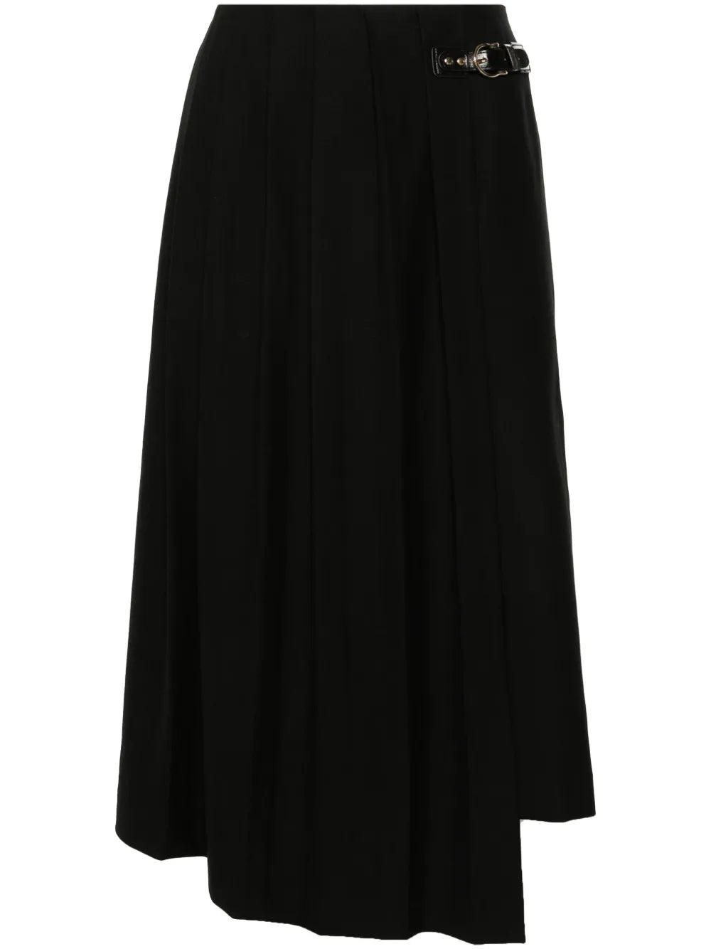 Asymmetrical Pleated Skirt