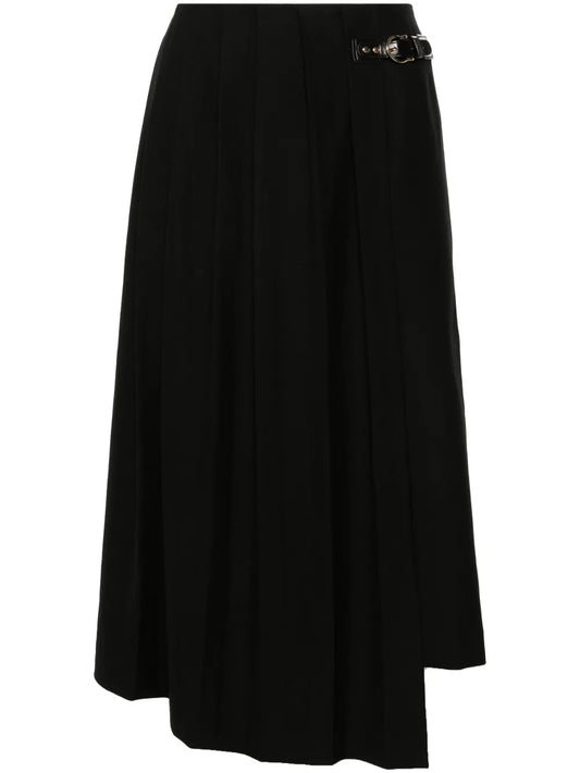 Asymmetrical Pleated Skirt