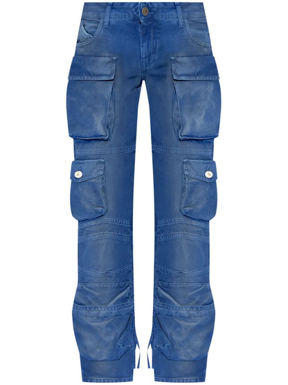 Low-Rise Cargo Jeans