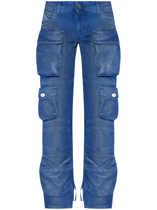 Low-Rise Cargo Jeans