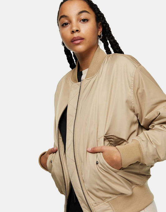 Oversized Bomber Jacket