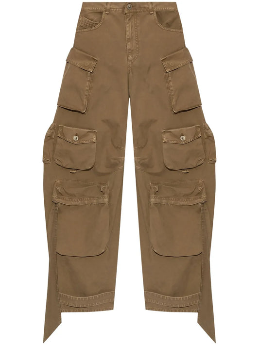 Wide-Leg Cargo Jeans