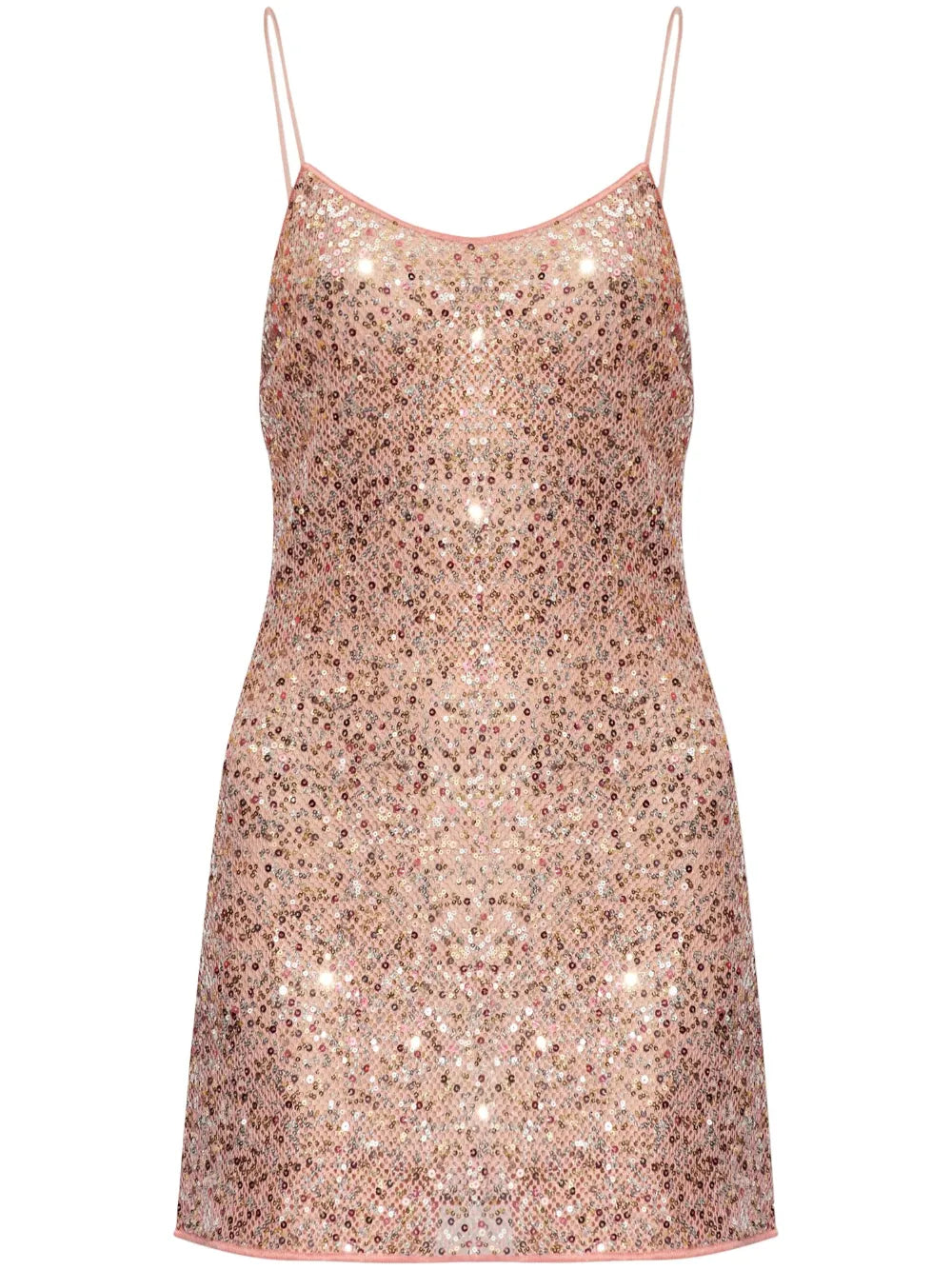 Sequin-Embellished Mini Dress