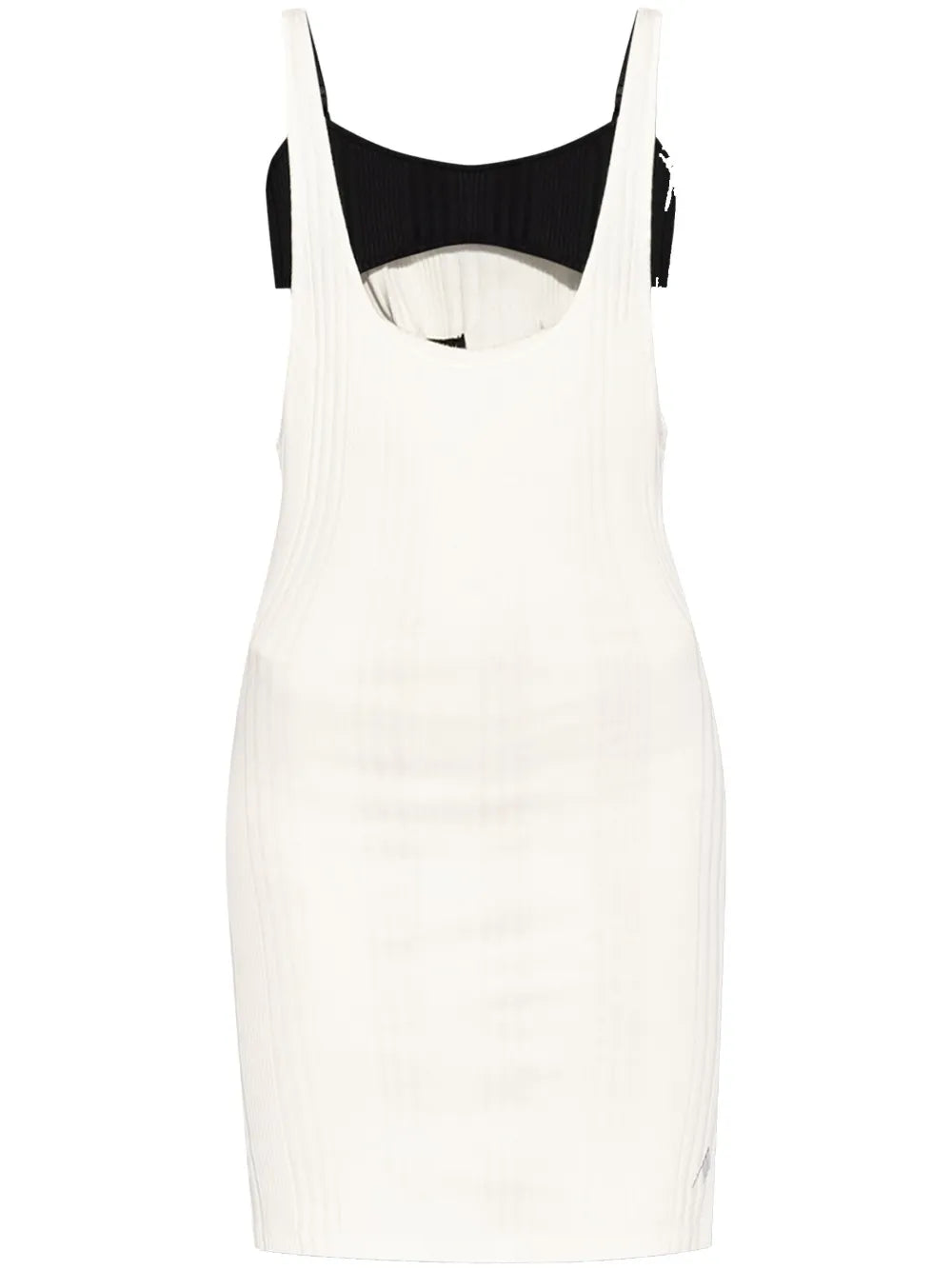 Layered Cut-Out Mini Dress