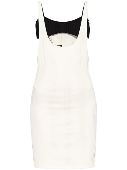 Layered Cut-Out Mini Dress