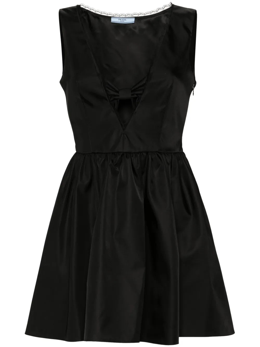 Re-Nylon Bow-Detail Mini Dress