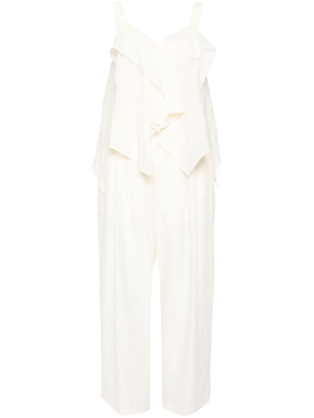 Draped-Design Muslin Co-Ord Set