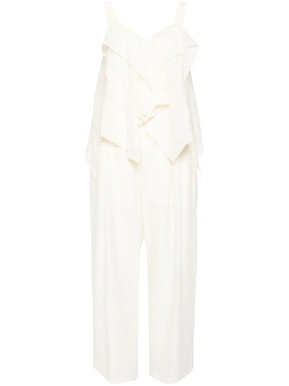 Draped-Design Muslin Co-Ord Set