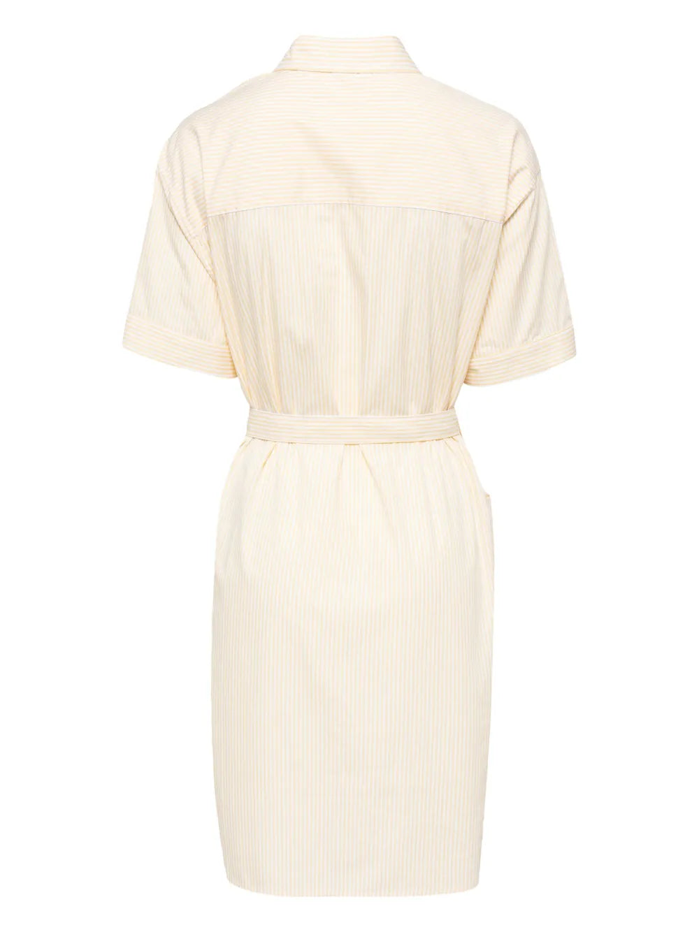 Pinstripe Poplin Shirt Dress