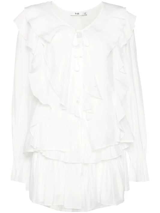 Fully-Ruffled Muslin Co-Ord Set