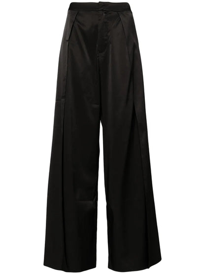 Wide-Leg High-Waist Trousers