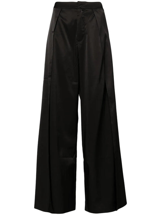 Wide-Leg High-Waist Trousers