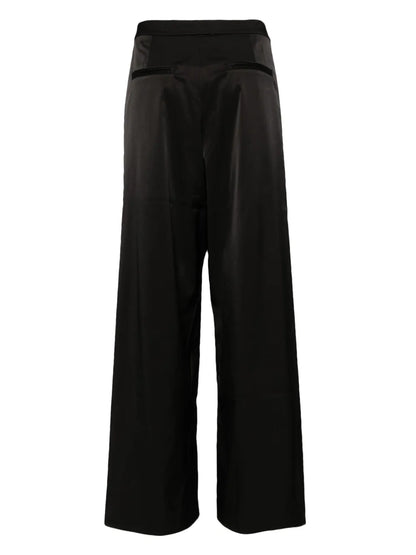 Wide-Leg High-Waist Trousers