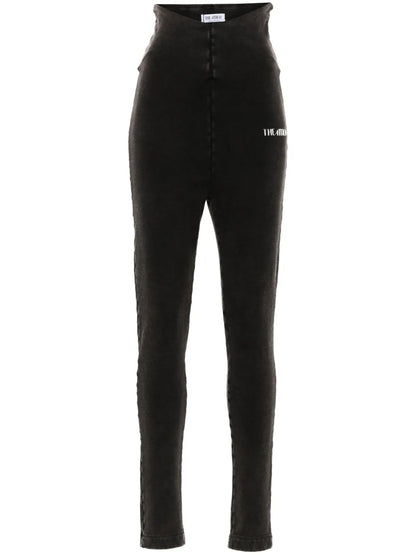 Logo-Lettering High-Rise Leggings