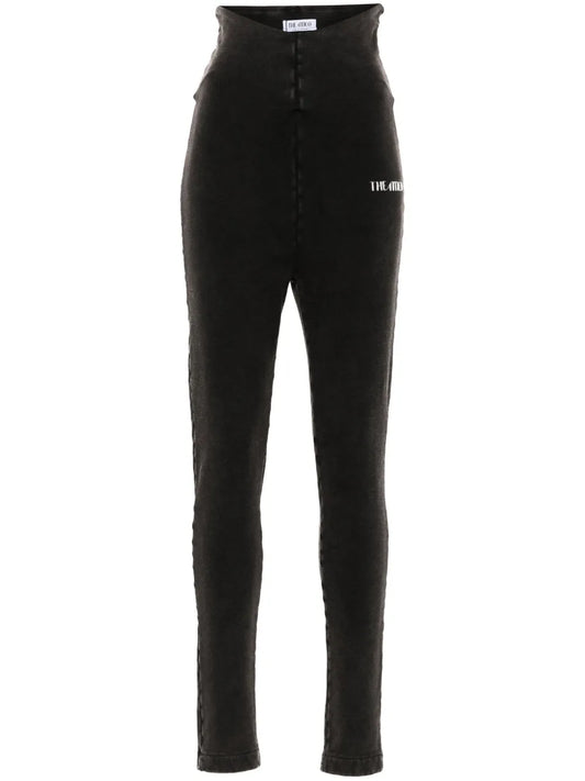 Logo-Lettering High-Rise Leggings