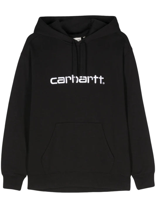 Embroidered-Logo Hoodie