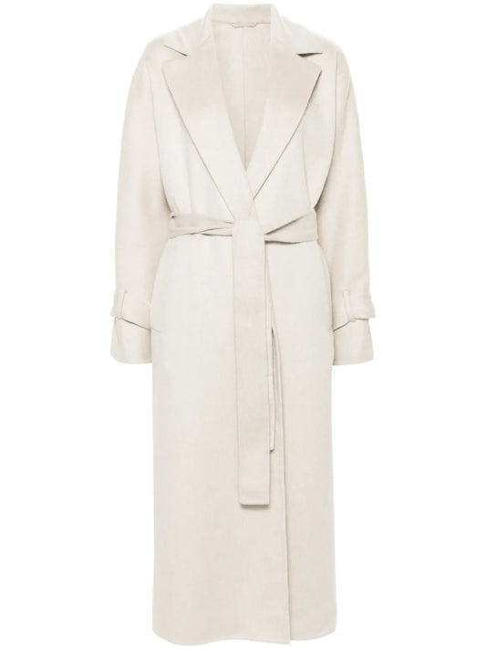 Cashmere Belted Midi Coat
