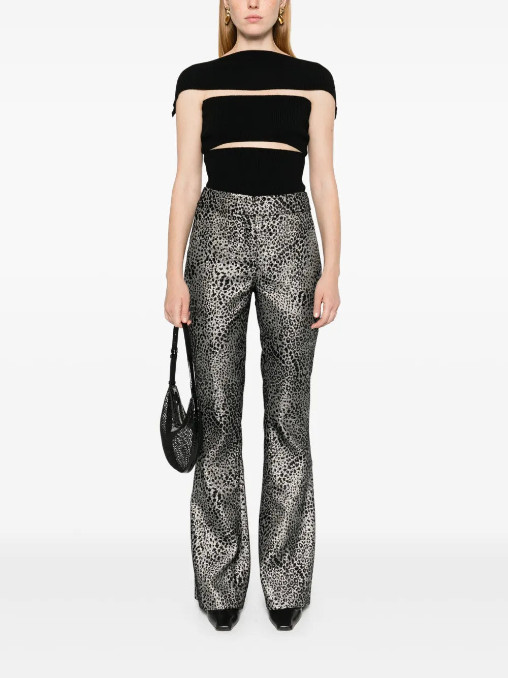 Animalier Lurex Trousers