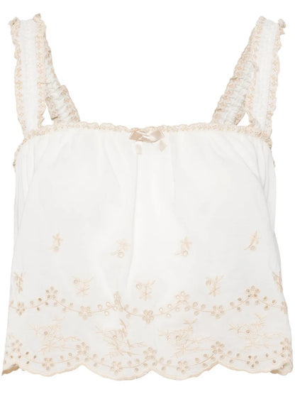 Broderie Anglaise Top