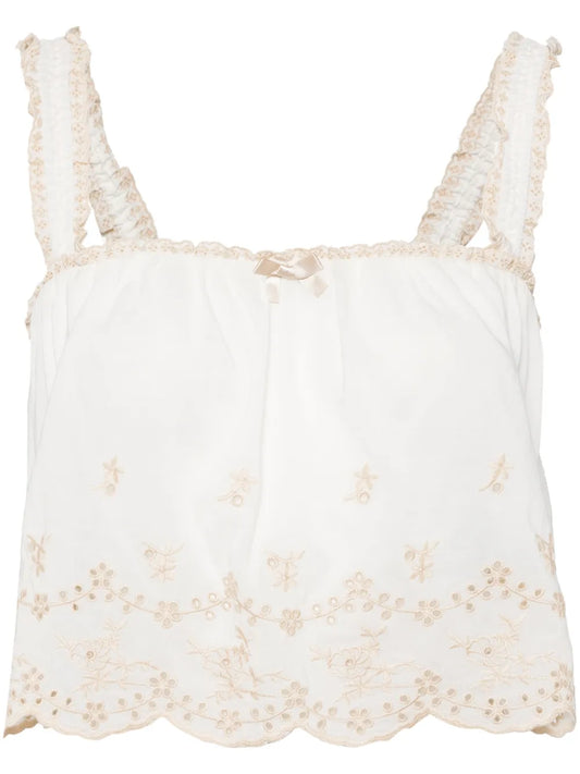 Broderie Anglaise Top