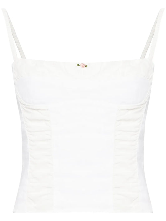 Emery Linen Top