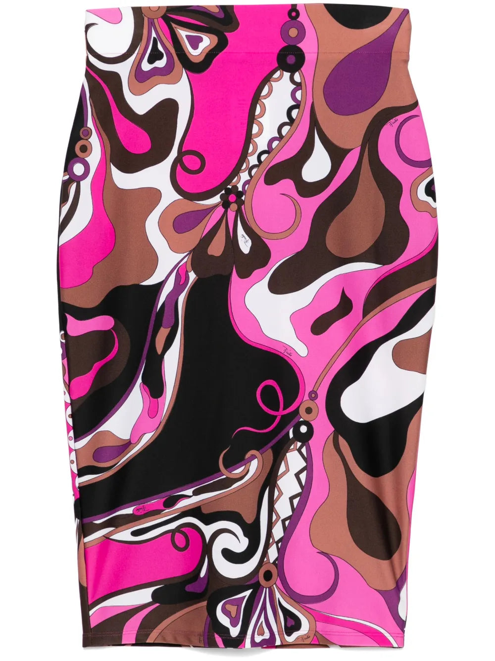 Abstract-Print Skirt