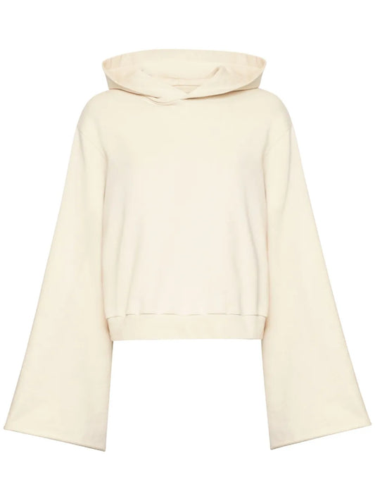 Drop-Shoulder Hooded Sweatshirt