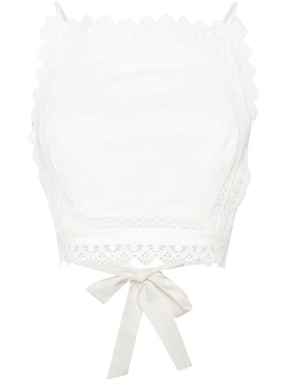 Meadow Lace Crop Top