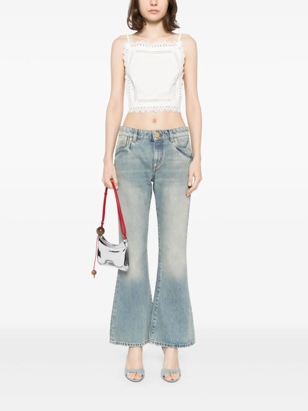 Meadow Lace Crop Top
