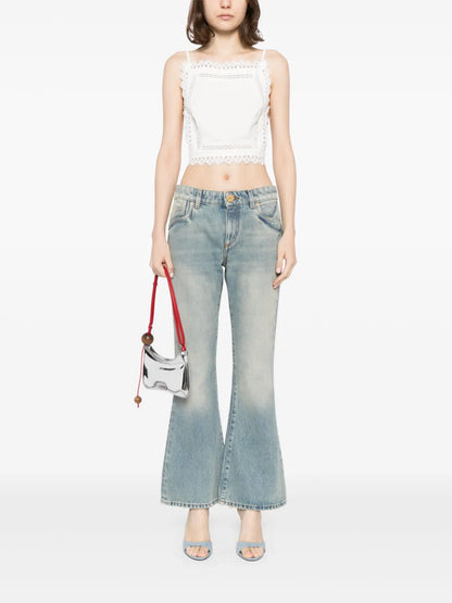 Meadow Lace Crop Top