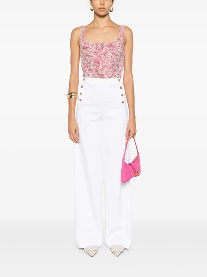 High-Waisted Wide Jeans