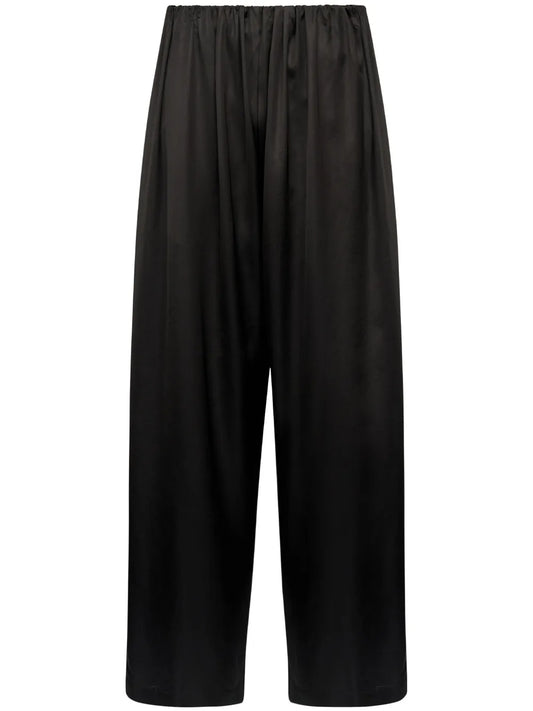 Pleated High-Waist Trousers