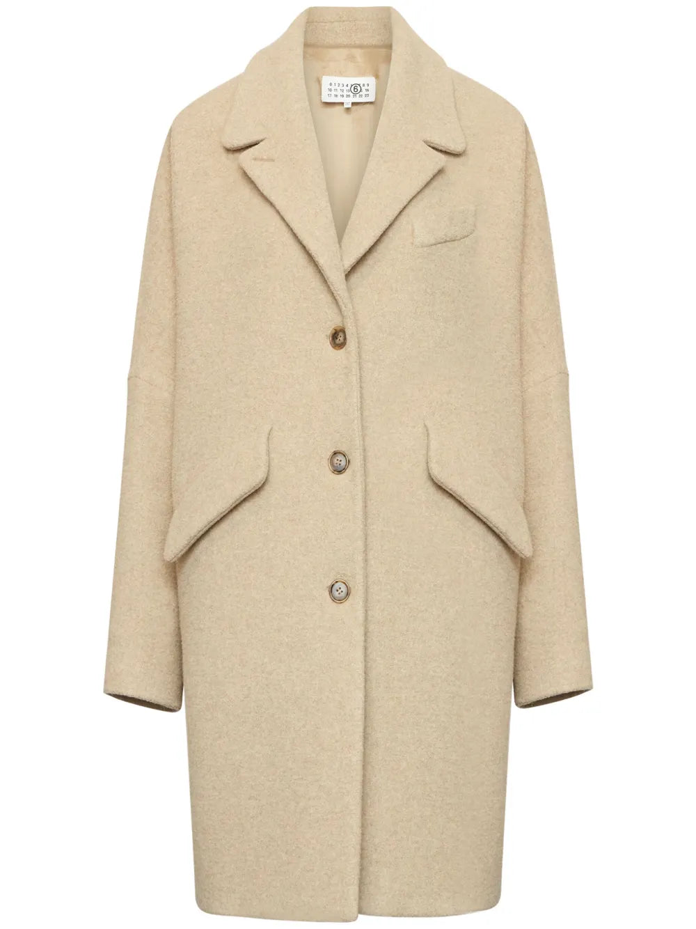 Pile Wool-Blend Coat